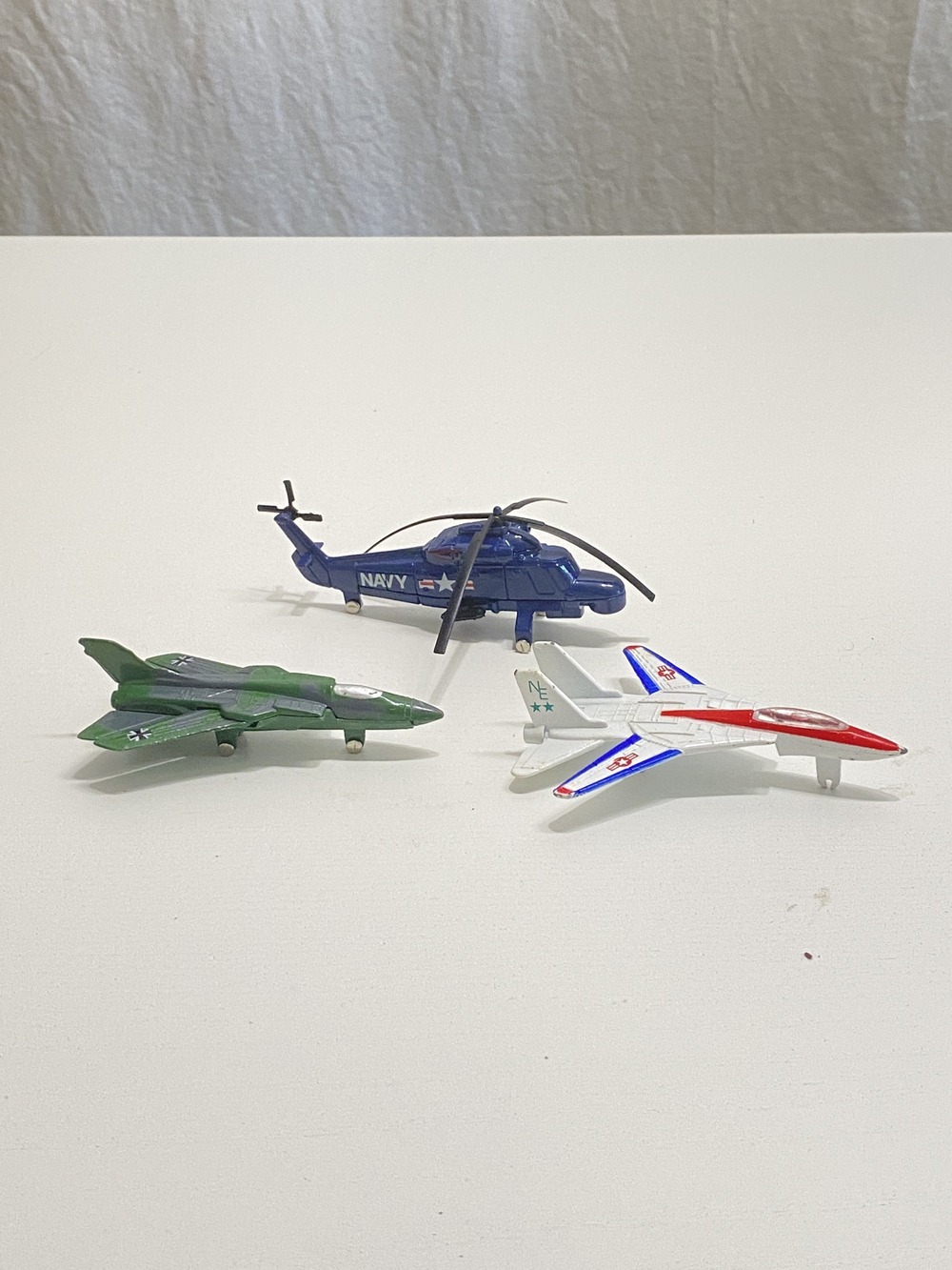 1995 Die-Cast Metal Military Aircraft Lot – 3 Pieces
